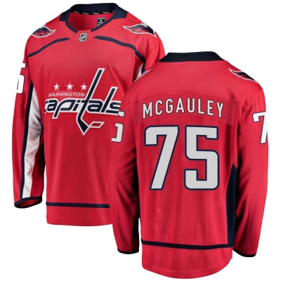 Youth Tim McGauley Washington Capitals Fanatics Branded Home Jersey - Breakaway Red