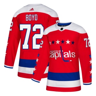 Youth Travis Boyd Washington Capitals Adidas Alternate Jersey - Authentic Red